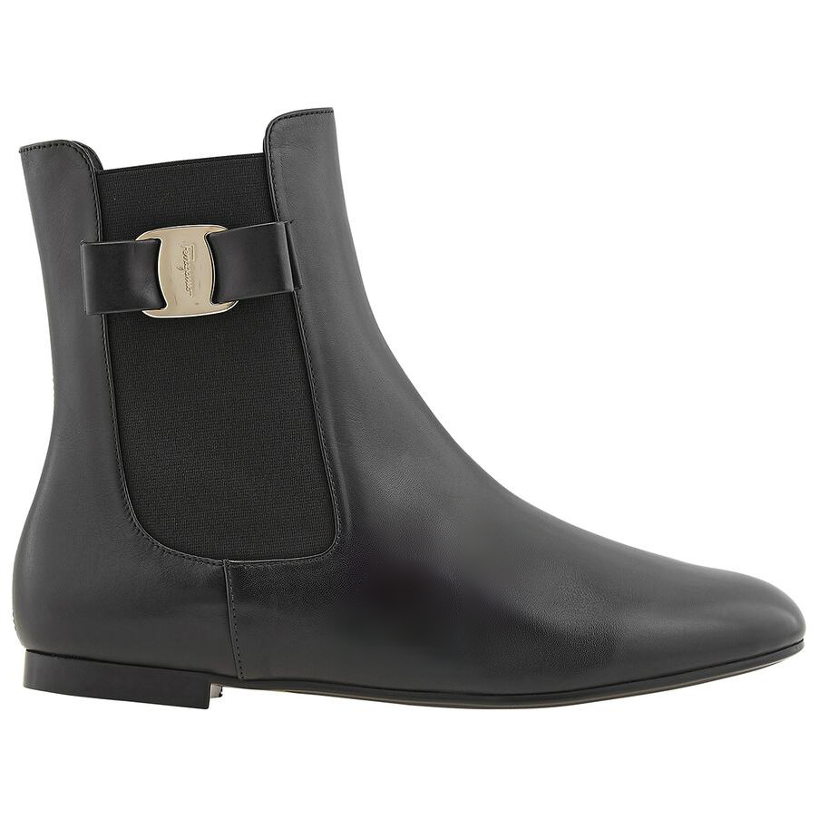 Order (W) 菲拉格慕Vara切尔西靴‘黑蝴蝶结’ 01B903-744825