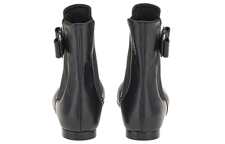 Shop (W) 菲拉格慕Vara切尔西靴‘黑蝴蝶结’ 01B903-744825