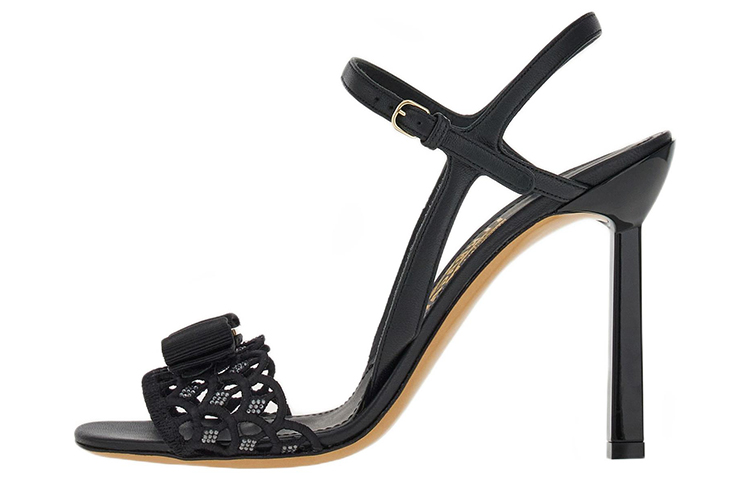 (Women) FERRAGAMO Vara High-Heel Sandals 'Black Bow' 01E564-757620