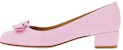 (W) FERRAGAMO Vara Tumit Tinggi 'Riben Merah Jambu' 01B221-763695