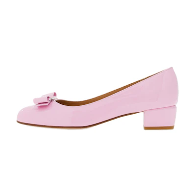 (W) FERRAGAMO Vara High Heel 'Pink Bow'