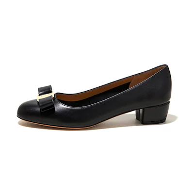 (W) FERRAGAMO Vara High Heels 'Black Bow'