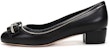 (W) FERRAGAMO Vara Tumit Tinggi 'Riben Hitam' 01P980-715321