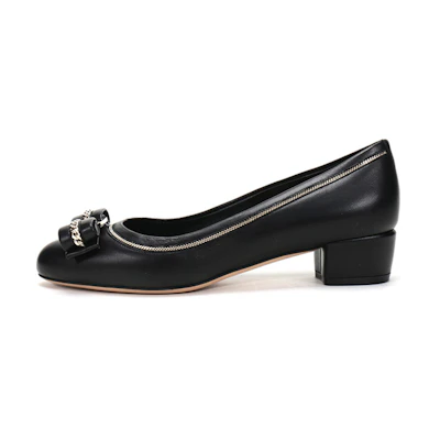 (W) FERRAGAMO Vara High Heels 'Black Bow'