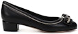 (W) FERRAGAMO Vara Tumit Tinggi 'Riben Hitam' 01P980-715321