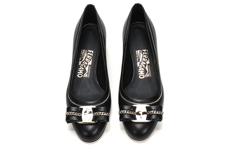 Shop (W) FERRAGAMO Vara Hoge Hakken ''Zwarte Strik'' 01P980-715321