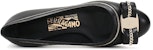 (W) FERRAGAMO Vara Tumit Tinggi 'Riben Hitam' 01P980-715321