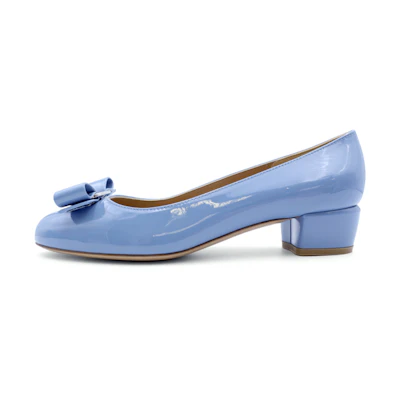 (W) FERRAGAMO VARA High Heels 'Blue Bow'