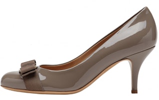 (Women) FERRAGAMO Vara High Heels 'Bone Beige Bow' 01B788-740993 (Women) FERRAGAMO Vara High Heels 'Bone Beige Bow' 01B788-740993