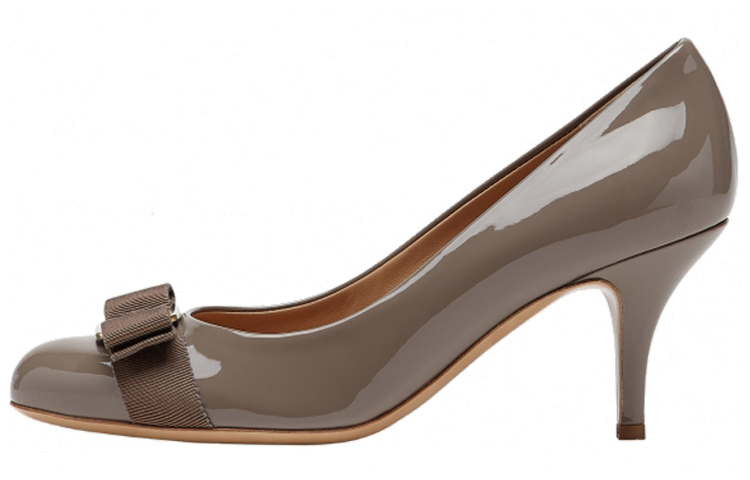 (Women) FERRAGAMO Vara High Heels 'Bone Beige Bow' 01B788-740993