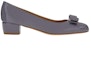 Order (W) FERRAGAMO Vara Tumit Tinggi 'Gelap Abu Renda' 01B221-753644