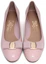 Shop (W) FERRAGAMO Vara Hoge Hak ''Lichtroze Lakstrik'' 01B221-643071