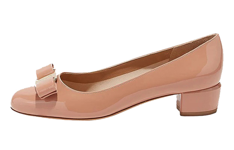 (Women) FERRAGAMO Vara High Heels 'Nude Bow' 01B221-676576