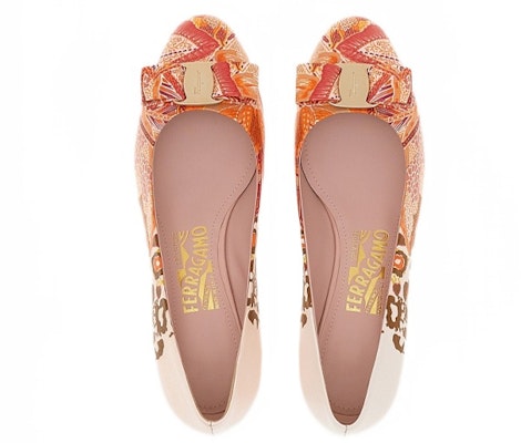 (W) FERRAGAMO Vara Tumit Tinggi 'Orange Pink Bow' 01D878-755731 Lookbook (W) FERRAGAMO Vara Tumit Tinggi 'Orange Pink Bow' 01D878-755731