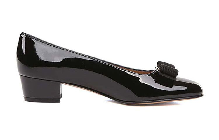 Order (W) Tacones Altos FERRAGAMO Vara 'Lazo Negro Charol' 017468-574572