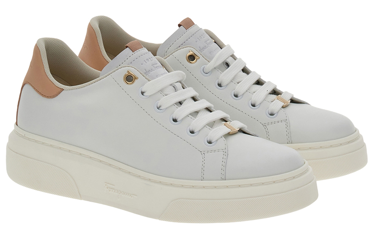 (W) FERRAGAMO Vara Low-Top 'White Chain' 圖 2