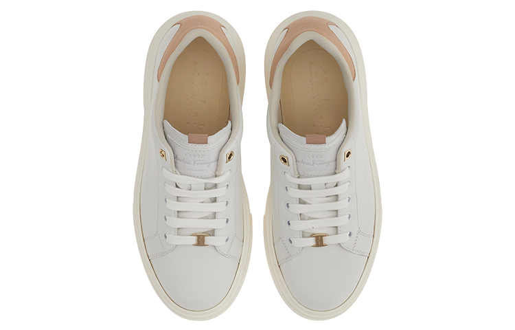 (W) FERRAGAMO Vara Low-Top 'White Chain' 圖 3