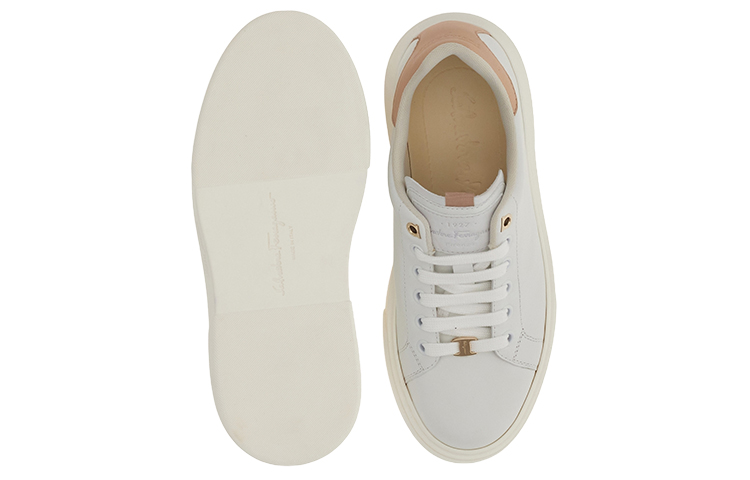 (W) FERRAGAMO Vara Low-Top 'White Chain' 圖 4
