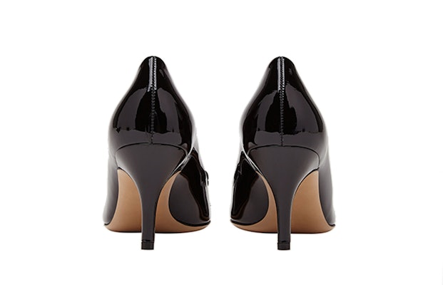 (W) FERRAGAMO Vara Patent Kulit Tumit Tinggi 'Black Bow' 01B788-574563 Lookbook (W) FERRAGAMO Vara Patent Kulit Tumit Tinggi 'Black Bow' 01B788-574563