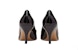 (W) FERRAGAMO Vara Patent Kulit Tumit Tinggi 'Black Bow' 01B788-574563