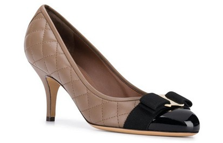 (W) FERRAGAMO Vara Pump 'Brown Bow' 圖 2