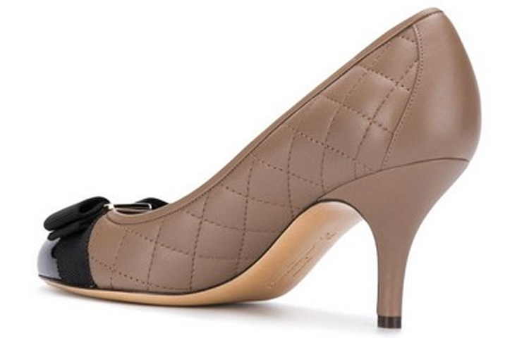 (W) FERRAGAMO Vara Pump 'Brown Bow' 圖 3