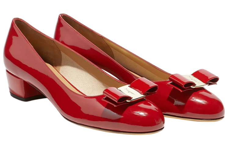 Order (W) FERRAGAMO Vara Pump 'Lazo Rojo' 01B221-591964