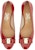 (W) FERRAGAMO Vara Pump 'Merah Bow' 01B221-591964