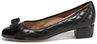 Buy (W) FERRAGAMO Vara Tumit Sederhana Jahitan Corak 'Riben Hitam' 01M832-672114