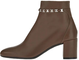 (Women) FERRAGAMO Vara Short Boot 'Brown Chain' 01B954-756168 (Women) FERRAGAMO Vara Short Boot 'Brown Chain' 01B954-756168