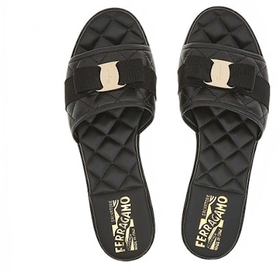 (W) 페라가모 바라 슬라이드 '블랙 보우' 01D474-753739 Shop (W) 페라가모 바라 슬라이드 '블랙 보우' 01D474-753739