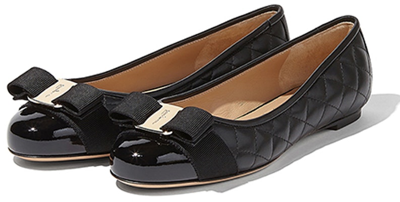 (W) FERRAGAMO Varina 'Flat Ballet Hitam' 01M831-672100 Order (W) FERRAGAMO Varina 'Flat Ballet Hitam' 01M831-672100