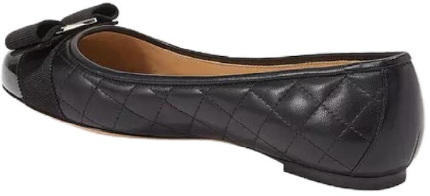 (Women) FERRAGAMO Varina 'Black Ballet Flats' 01M831-672100 Shop (Women) FERRAGAMO Varina 'Black Ballet Flats' 01M831-672100