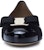 (W) FERRAGAMO Varina 'Kasut Flat Kulit Hitam Berkilat' 01A181-574556