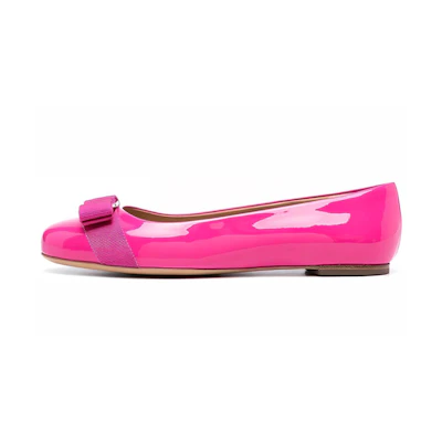(W) FERRAGAMO Varina 'Light Pink Patent Leather'