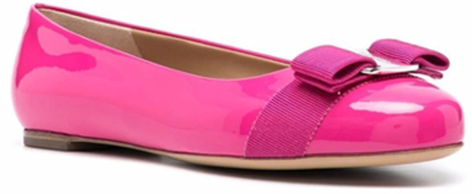 Ferragamo 菲拉格慕 Varina 亮面皮革平底鞋 女款 粉紫色 Order Ferragamo 菲拉格慕 Varina 亮面皮革平底鞋 女款 粉紫色