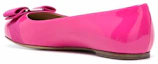Shop Ferragamo 菲拉格慕 Varina 亮面皮革平底鞋 女款 粉紫色