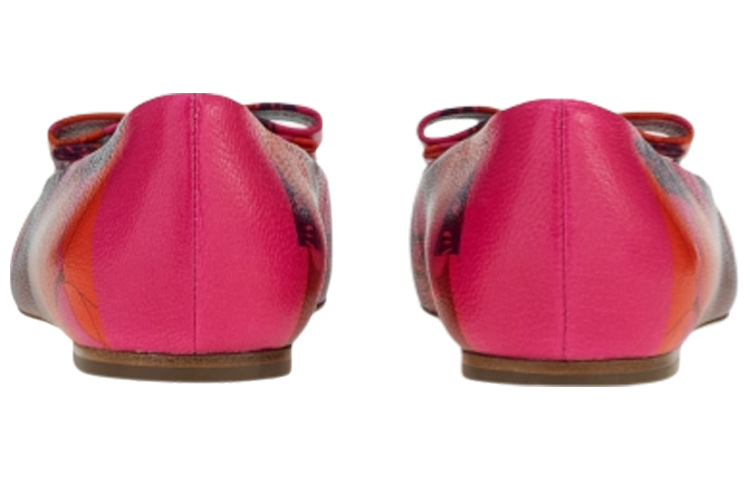 (W) FERRAGAMO Varina Icon Ballerina Shoes Purple 'Red' 圖 3
