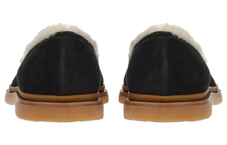 (W) FERRAGAMO Varina 'Winter Ballet Flat - Black' 圖 4