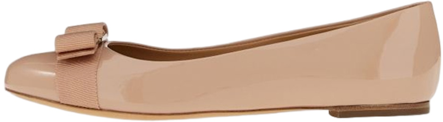 (W) FERRAGAMO Varina Kasut Balerina 'Aprikot' 01A181-753657 Buy (W) FERRAGAMO Varina Kasut Balerina 'Aprikot' 01A181-753657