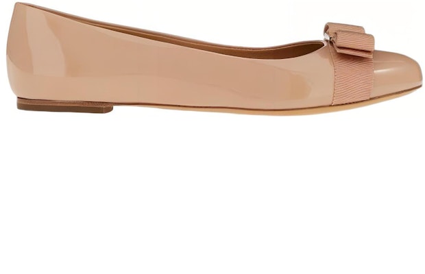 (W) FERRAGAMO Varina Flat Balerina 'Apricot' 01A181-753657 Order (W) FERRAGAMO Varina Flat Balerina 'Apricot' 01A181-753657