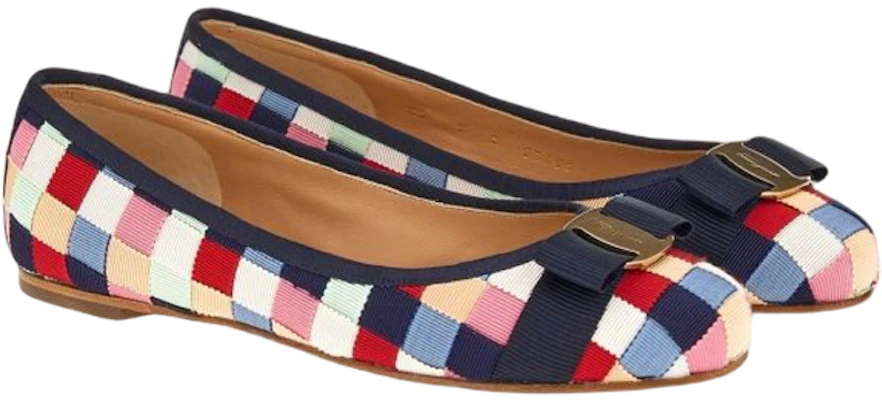 (W) FERRAGAMO Varina Sepatu Balet 'Multicolor' 01D387-752468 Lookbook (W) FERRAGAMO Varina Sepatu Balet 'Multicolor' 01D387-752468