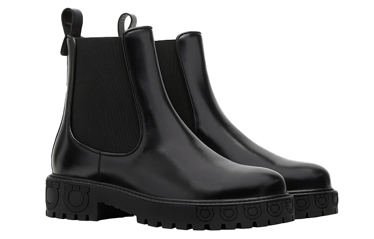 Order (W) Botas Chelsea FERRAGAMO Varsi Gancini 'Negras'. 01N662-741326