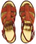 Lookbook (W) FERRAGAMO Sandalo Zeppa Espadrille in Pelle Scamosciata Rossa da Donna 01E353-758787