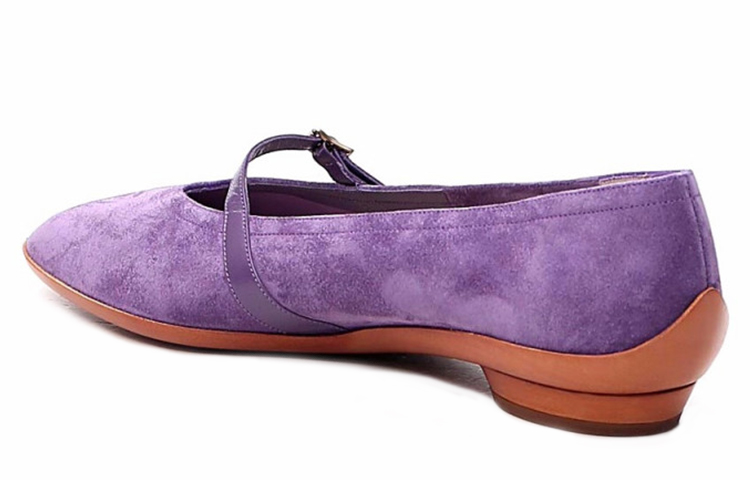 (W) FERRAGAMO Velvet Flat 'Purple' 圖 3