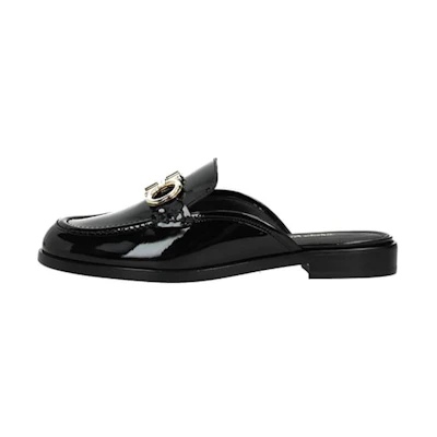 (W) FERRAGAMO Viggio Flat 'Black'