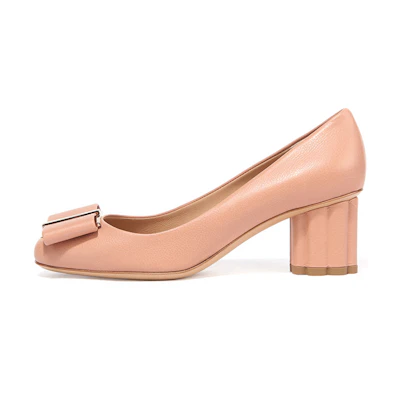(W) FERRAGAMO Vintage High Heel 'Light Pink'