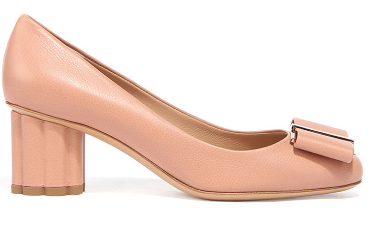 (W) FERRAGAMO Vintage High Heel 'Light Pink' 圖 2