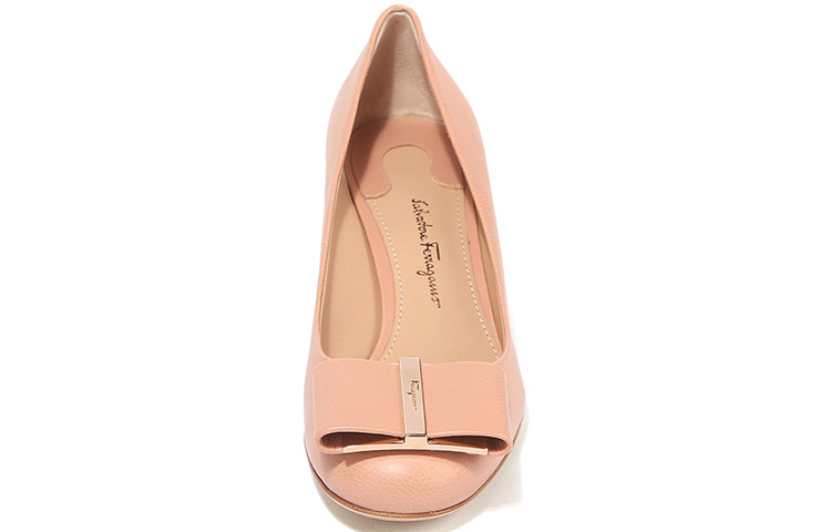 (W) FERRAGAMO Vintage High Heel 'Light Pink' 圖 5