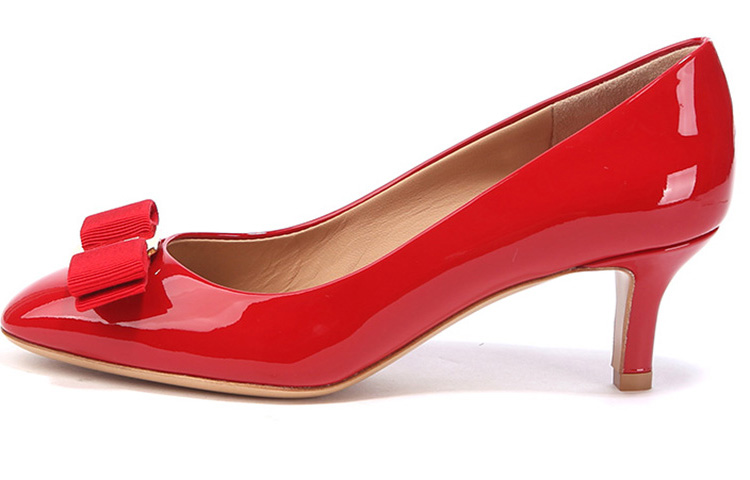 (Women) FERRAGAMO Vintage Patent High Heel 'Red' 01L137-685226